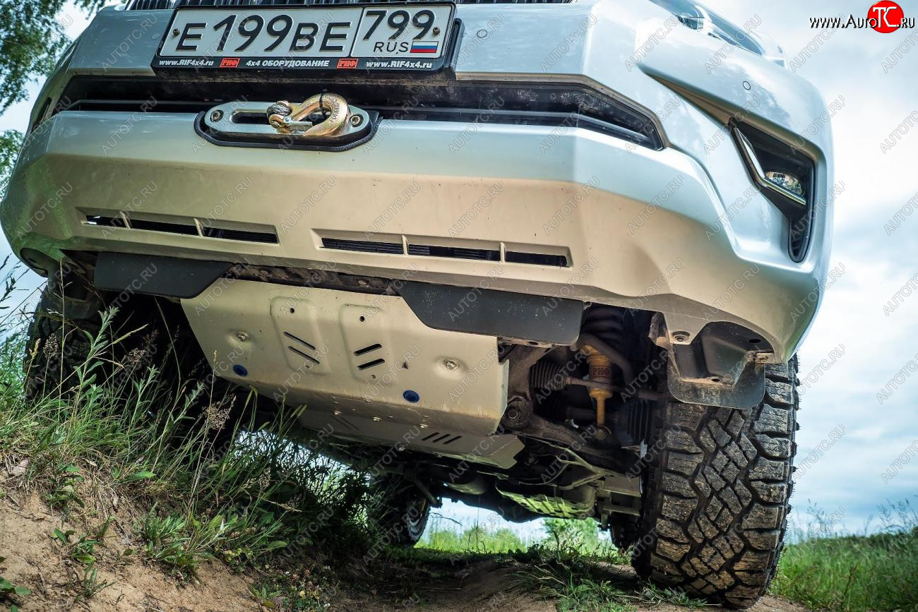 45 439 р. Площадка под лебёдку в штатный бампер РИФ  Toyota Land Cruiser Prado  J150 (2017-2020) 2-ой рестайлинг  с доставкой в г. Чебоксары