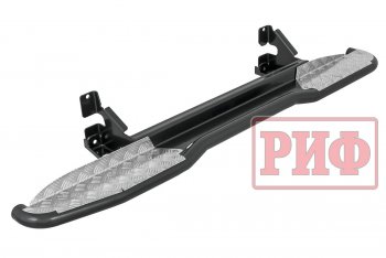 Защита порогов с подножкой РИФ Toyota Land Cruiser Prado  J150 (2009-2020) дорестайлинг, 1-ый рестайлинг, 2-ой рестайлинг