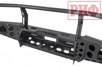 75 559 р. Бампер передний силовой РИФ  Toyota Land Cruiser  200 (2007-2015) дорестайлинг, 1-ый рестайлинг (С дополнительными фарами, защитной дугой и защитой бачка омывателя)  с доставкой в г. Чебоксары. Увеличить фотографию 9
