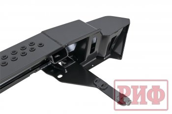 90 319 р. Бампер силовой задний РИФ  Toyota Land Cruiser  200 (2007-2012) дорестайлинг (с квадратом под фаркоп и фонарями)  с доставкой в г. Чебоксары. Увеличить фотографию 2