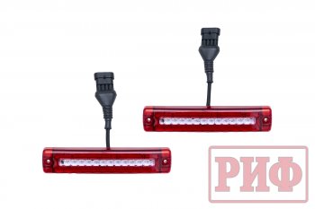 90 319 р. Бампер силовой задний РИФ  Toyota Land Cruiser  200 (2007-2012) дорестайлинг (с квадратом под фаркоп и фонарями)  с доставкой в г. Чебоксары. Увеличить фотографию 3