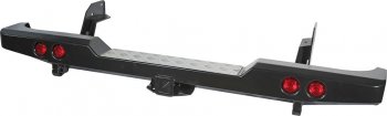 Бампер РИФ силовой задний Mazda B2500,BT50 Ford Ranger T5 (2006-2010) с квадратом под фаркоп и фонарями лифт 50 мм РИФ rifbt5-20150-50
