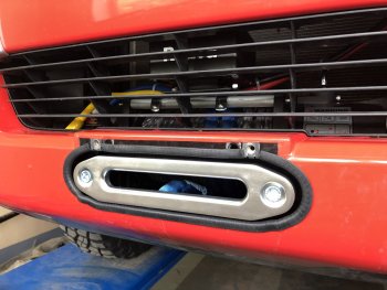 25 279 р. Площадка под лебёдку РИФ (в штатный бампер)  Toyota Fortuner  AN160 (2015-2025) дорестайлинг, рестайлинг  с доставкой в г. Чебоксары. Увеличить фотографию 3