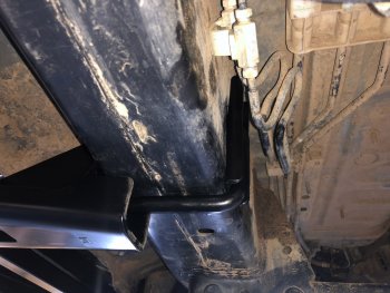46 989 р. Защита порогов с подножкой РИФ  Toyota Fortuner  AN160 (2015-2025) дорестайлинг, рестайлинг  с доставкой в г. Чебоксары. Увеличить фотографию 5