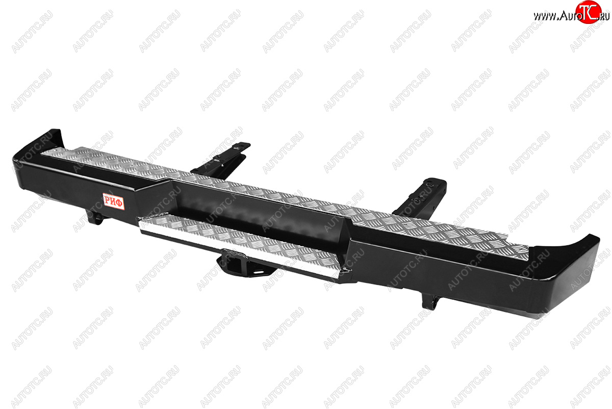 50 459 р. Бампер задний силовой (стандарт) РИФ  ГАЗ Соболь ( 2752,  2310,  2752,Бизнес,  2310,Бизнес) (1998-2025) дорестайлинг цельнометаллический фургон, дорестайлинг шасси, 1-ый рестайлинг цельнометаллический фургон, 1-ый рестайлинг шасси, 2-ой рестайлинг цельнометаллический фургон, 2-ой рестайлинг шасси (С квадратом под фаркоп)  с доставкой в г. Чебоксары