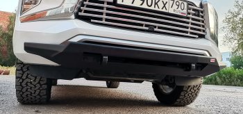 47 419 р. Бампер передний силовой РИФ  Mitsubishi Pajero Sport  QF (2019-2022) рестайлинг (Стандарт)  с доставкой в г. Чебоксары. Увеличить фотографию 2