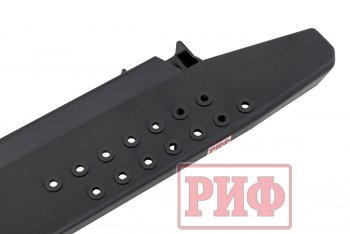 55 109 р. Защита порогов с подножкой РИФ  Mitsubishi Pajero Sport  QE (2015-2021) дорестайлинг  с доставкой в г. Чебоксары. Увеличить фотографию 5