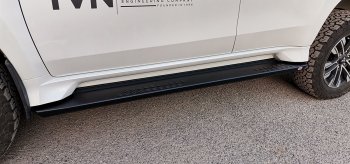55 239 р. Защита порогов с подножкой РИФ  Mitsubishi Pajero Sport  QF (2019-2022) рестайлинг  с доставкой в г. Чебоксары. Увеличить фотографию 5