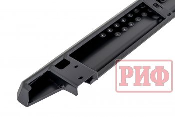 55 239 р. Защита порогов с подножкой РИФ  Mitsubishi Pajero Sport  QF (2019-2022) рестайлинг  с доставкой в г. Чебоксары. Увеличить фотографию 8