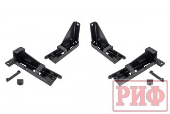 55 239 р. Защита порогов с подножкой РИФ  Mitsubishi Pajero Sport  QF (2019-2022) рестайлинг  с доставкой в г. Чебоксары. Увеличить фотографию 10