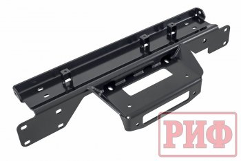 24 379 р. Площадка под лебёдку в штатный бампер (Black Onyx) РИФ  Toyota Hilux  AN120 (2020-2025) 2-ой рестайлинг  с доставкой в г. Чебоксары. Увеличить фотографию 4