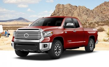 55 389 р. Защита порогов с подножкой (Double Cab) РИФ  Toyota Tundra  XK50 (2007-2013) дорестайлинг, 1-ый рестайлинг  с доставкой в г. Чебоксары. Увеличить фотографию 2