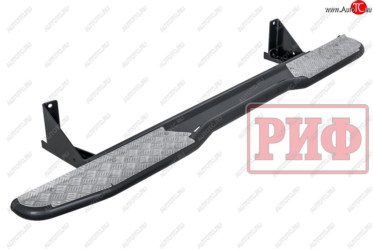 46 869 р. Защита порогов с подножкой РИФ  Mitsubishi L200  4 (2006-2016)  дорестайлинг,  рестайлинг  с доставкой в г. Чебоксары
