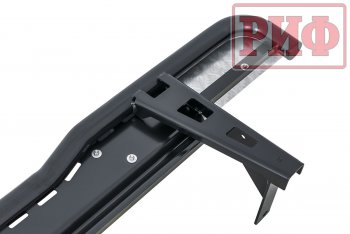46 869 р. Защита порогов с подножкой РИФ  Mitsubishi L200  4 (2006-2016)  дорестайлинг,  рестайлинг  с доставкой в г. Чебоксары. Увеличить фотографию 3