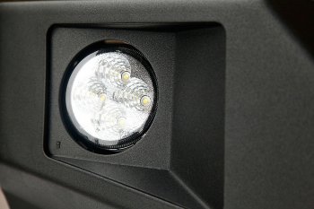 57 919 р. Бампер силовой передний РИФ  Jeep Wrangler  JK (2006-2010) 3 дв. дорестайлинг (с доп. фарами, без защитной дуги)  с доставкой в г. Чебоксары. Увеличить фотографию 3