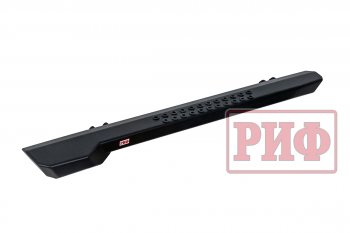 Защита порогов с подножкой РИФ Jeep Wrangler  JK (2006-2010) 3 дв. дорестайлинг