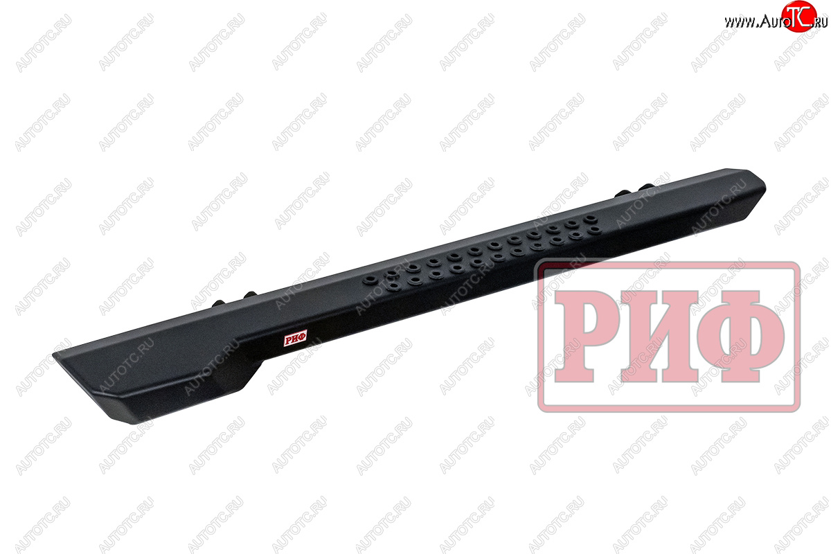 55 109 р. Защита порогов с подножкой РИФ  Jeep Wrangler  JK (2006-2010) 3 дв. дорестайлинг  с доставкой в г. Чебоксары