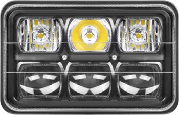 4 449 р. Встраиваемая универсальная светодиодная фара (167х107х81 мм 60W) РИФ Toyota Voxy минивэн R90 дорестайлинг (2022-2025)  с доставкой в г. Чебоксары. Увеличить фотографию 2