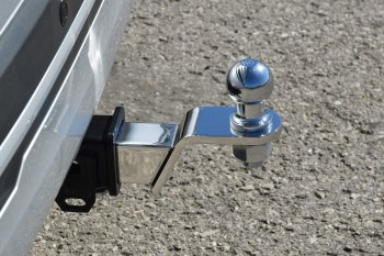 6 699 р. Кронштейн 50х50 PT GROUP для фаркопа универсальный (НПС) в сборе Haval H7 (2016-2018)  с доставкой в г. Чебоксары. Увеличить фотографию 2