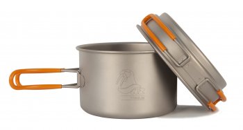 4 999 р. Кастрюля с крышкой 800 мл Kovea NZ Titanium Cookware 800 мл. KOVEA ts-012  с доставкой в г. Чебоксары. Увеличить фотографию 1