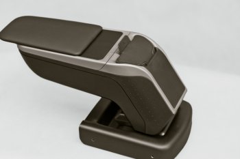 3 299 р. Подлокотник на Armster 2  Hyundai Solaris  RBr (2010-2017) хэтчбэк дорестайлинг, хэтчбэк рестайлинг (Silver)  с доставкой в г. Чебоксары. Увеличить фотографию 4