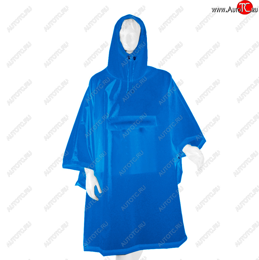 3 499 р. Дождевик-пончо BTrace Rain Classic (Голубой) BTrace v0630-bl  с доставкой в г. Чебоксары