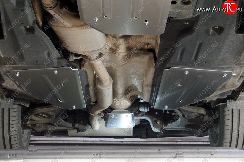 9 299 р. Защита бака (4WD 3D, алюминий, 2 штуки) TCC GENESIS GV80 JK1 (2020-2022)  с доставкой в г. Чебоксары