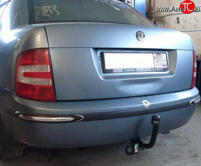 6 749 р. Фаркоп (седан, универсал) NovLine Skoda Fabia Mk2 хэтчбэк дорестайлинг (2007-2010)  с доставкой в г. Чебоксары
