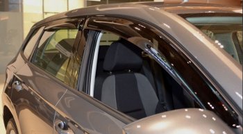 Дефлектора окон SIM Skoda Karoq  NU7 (2017-2025) дорестайлинг, рестайлинг