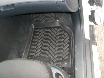 1 599 р.  Коврики салона Aileron (3D с подпятником) Skoda Octavia A5 дорестайлинг универсал (2004-2008)  с доставкой в г. Чебоксары. Увеличить фотографию 2