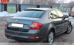 4 679 р. Козырёк на заднее стекло RS Skoda Octavia A7 дорестайлинг лифтбэк (2012-2017) (Неокрашенный)  с доставкой в г. Чебоксары. Увеличить фотографию 5