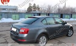 4 679 р. Козырёк на заднее стекло RS Skoda Octavia A7 дорестайлинг лифтбэк (2012-2017) (Неокрашенный)  с доставкой в г. Чебоксары. Увеличить фотографию 6