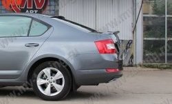 5 879 р. Спойлер RS Skoda Octavia A7 дорестайлинг лифтбэк (2012-2017) (Неокрашенный)  с доставкой в г. Чебоксары. Увеличить фотографию 6