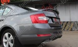 5 879 р. Спойлер RS Skoda Octavia A7 дорестайлинг лифтбэк (2012-2017) (Неокрашенный)  с доставкой в г. Чебоксары. Увеличить фотографию 7