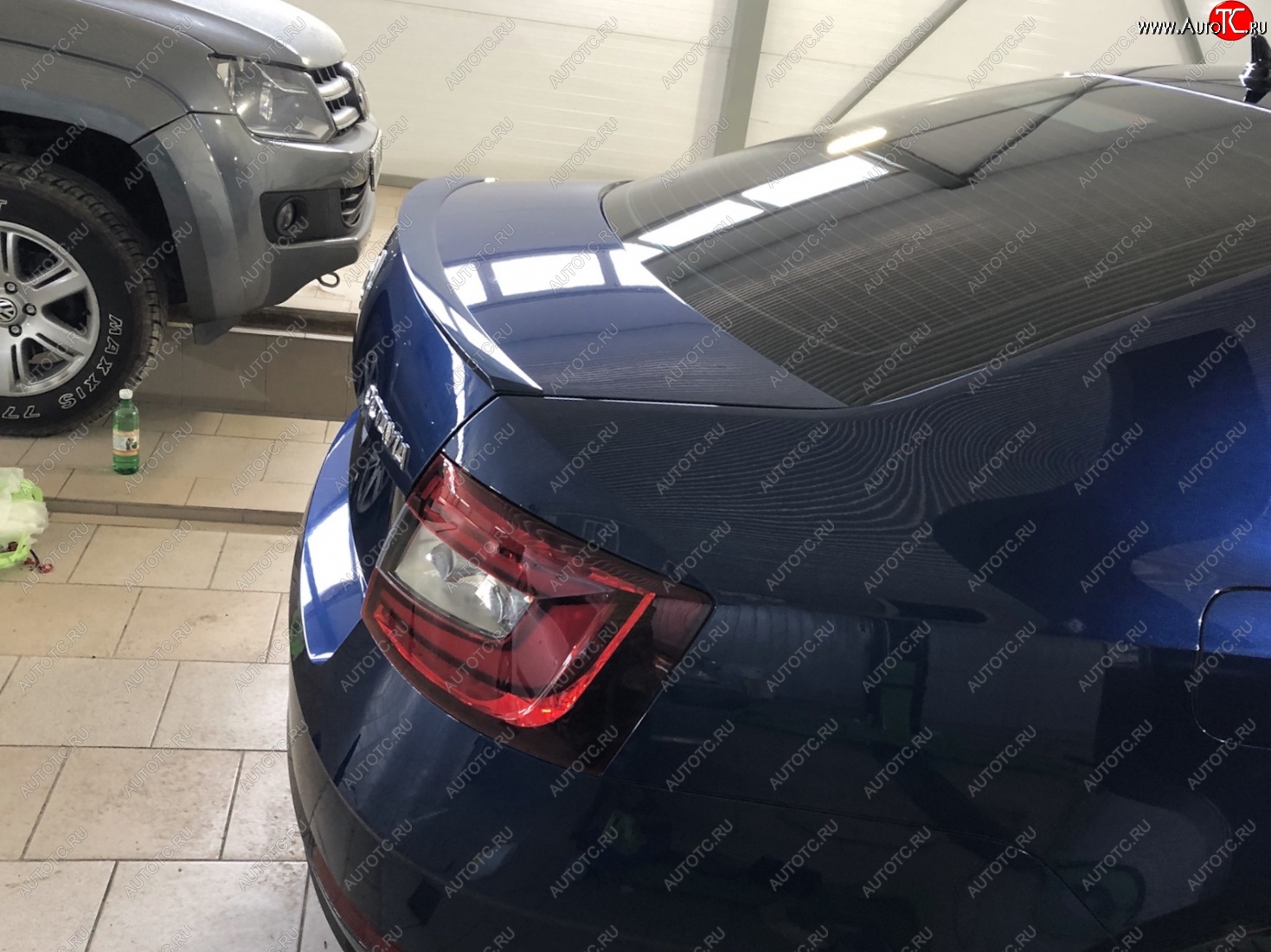 3 399 р. Лип спойлер АВТОКРАТ Skoda Octavia A7 дорестайлинг лифтбэк (2012-2017) (Неокрашенный)  с доставкой в г. Чебоксары