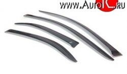 Дефлекторы окон (ветровики) Novline 4 шт. Skoda Octavia  A5 (2004-2013) дорестайлинг лифтбэк, лифтбэк рестайлинг