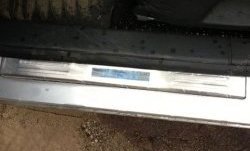 2 599 р. Накладки на порожки автомобиля CT v2 Skoda Octavia A5 дорестайлинг универсал (2004-2008)  с доставкой в г. Чебоксары. Увеличить фотографию 2