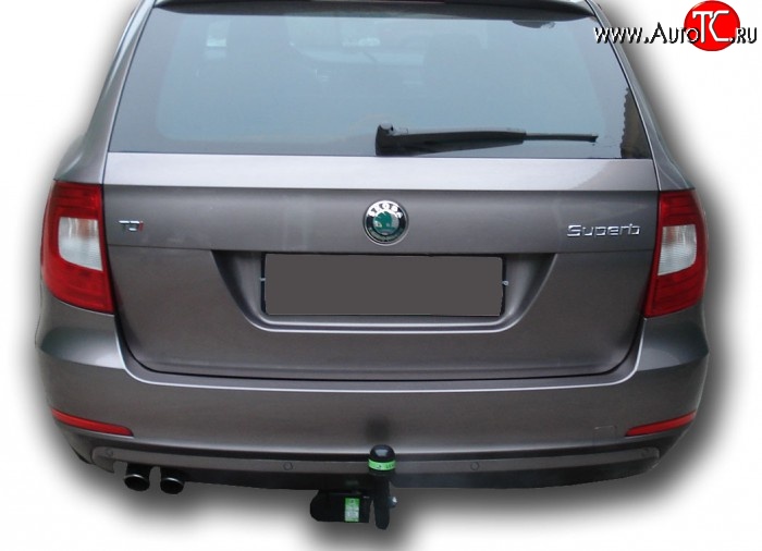 19 999 р. Фаркоп (универсал, хетчбек) Лидер Плюс Skoda Octavia A5 дорестайлинг универсал (2004-2008) (Без электропакета)  с доставкой в г. Чебоксары