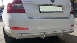 5 999 р. Накладка на задний бампер CT Skoda Octavia A7 дорестайлинг универсал (2012-2017) (Неокрашенная)  с доставкой в г. Чебоксары. Увеличить фотографию 3