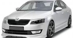 5 999 р. Пороги накладки CT Skoda Octavia A7 дорестайлинг лифтбэк (2012-2017) (Неокрашенные)  с доставкой в г. Чебоксары. Увеличить фотографию 2
