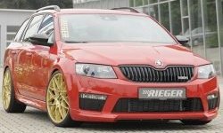 6 999 р. Пороги накладки R-Style Skoda Octavia A7 дорестайлинг лифтбэк (2012-2017) (Неокрашенные)  с доставкой в г. Чебоксары. Увеличить фотографию 3