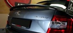 5 879 р. Спойлер RS Skoda Octavia A7 дорестайлинг лифтбэк (2012-2017) (Неокрашенный)  с доставкой в г. Чебоксары. Увеличить фотографию 3