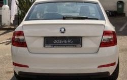 3 499 р. Лип спойлер CT Skoda Octavia A7 дорестайлинг лифтбэк (2012-2017) (Неокрашенный)  с доставкой в г. Чебоксары. Увеличить фотографию 2