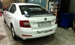 2 649 р. Спойлер LitCompany Skoda Octavia A7 дорестайлинг лифтбэк (2012-2017) (Неокрашенный)  с доставкой в г. Чебоксары. Увеличить фотографию 7