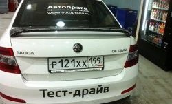 2 649 р. Спойлер LitCompany Skoda Octavia A7 дорестайлинг лифтбэк (2012-2017) (Неокрашенный)  с доставкой в г. Чебоксары. Увеличить фотографию 6