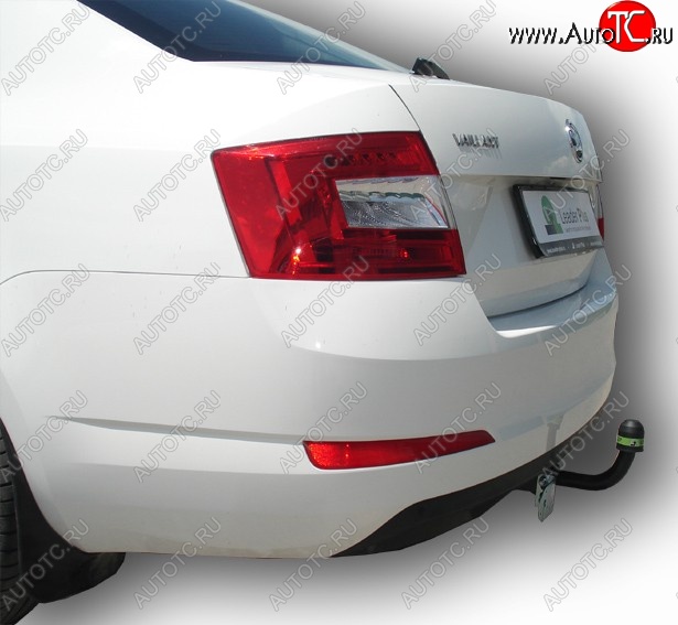 146 999 р. Фаркоп Лидер Плюс. Skoda Octavia A7 дорестайлинг лифтбэк (2012-2017) (Без электропакета)  с доставкой в г. Чебоксары