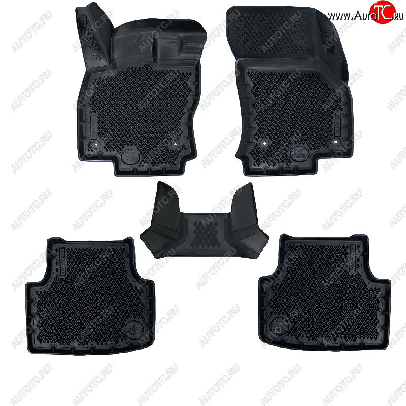 4 349 р. Коврики салона DELFORM ❞EVA 3D Premium❝ (термоэластопласт/ТЭП) Skoda Octavia A7 рестайлинг универсал (2016-2020)  с доставкой в г. Чебоксары