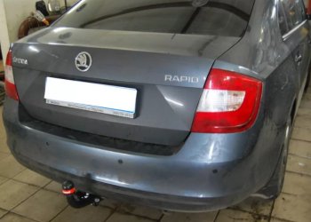7 999 р. Фаркоп Bosal-Oris Skoda Rapid NH1 хэтчбэк рестайлинг (2015-2020)  с доставкой в г. Чебоксары. Увеличить фотографию 2