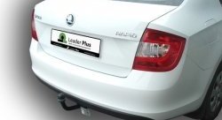 6 349 р. Фаркоп Лидер Плюс. Skoda Rapid NH3 дорестайлинг лифтбэк (2012-2017) (Без электропакета)  с доставкой в г. Чебоксары. Увеличить фотографию 4
