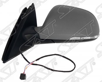 Боковое левое зеркало заднего вида SAT (обогрев, поворот, 6 контактов) Skoda Superb ( B6 (3T),  B6 (3T5),  (B6) 3T) (2008-2015) лифтбэк дорестайлинг, универсал доресталийнг, лифтбэк рестайлинг, универсал рестайлинг